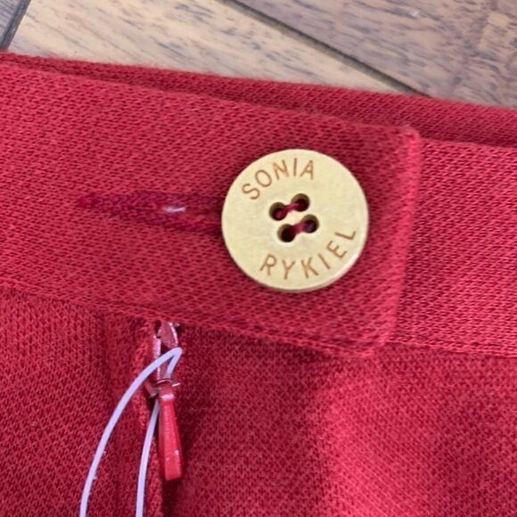 sonia Rykiel Red Wool Skirt - Picture 3 of 7